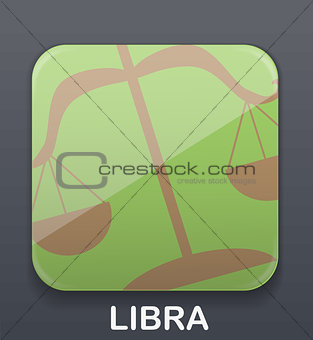 Libra zodiac icon