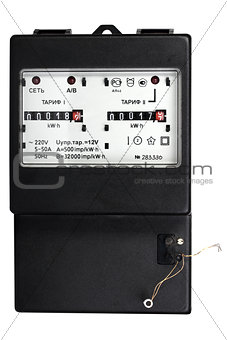 Two-tariff electric meter