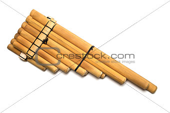 Wooden pan flute