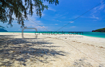 Beach of Ta Ru Tao island,Sa Tun,Thailand