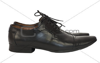 Pair of men's shoes in classic style