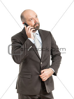 business man phone
