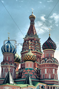 Saint Basil Cathedral at Red Square, Moscow Kremlin, Russia