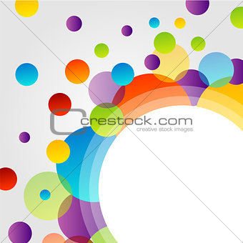 Background with circles