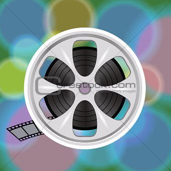  cinema film tape on disc
