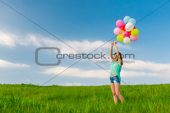 Girl with Ballons