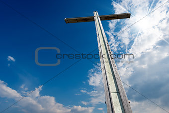 Cross Against a Blue Sky