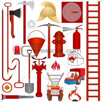 Fire equipment, tools and accessories