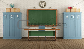 Retro classroom
