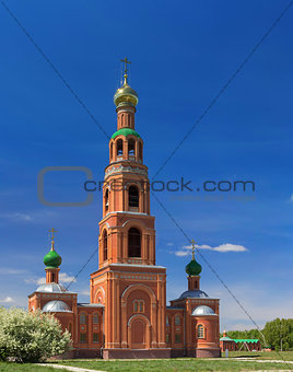 Achairsky monastery. Bell tower with pridelami Kirilla and Mefodiya.