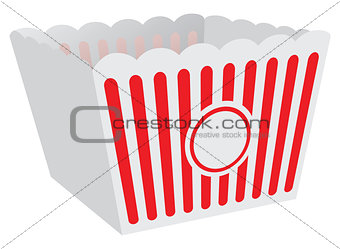 Cardboard box for popcorn