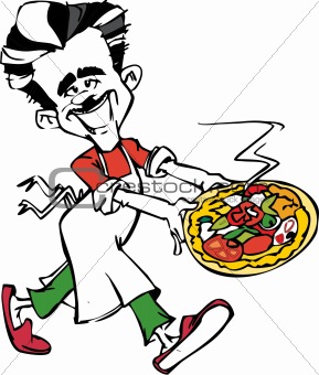 job series - pizzaiolo  / clipart