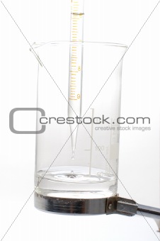 pipette and chemical glass