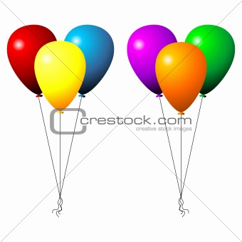 Set of balloons