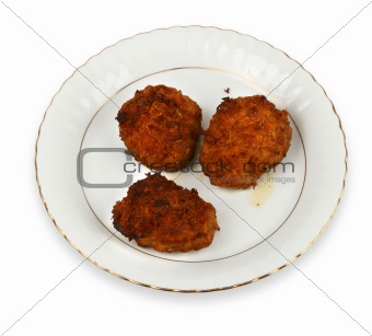 meat balls on plate