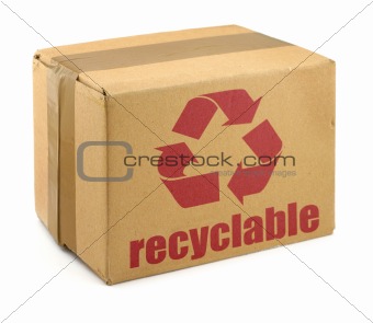 cardboard box with symbol #2