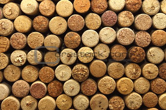 background texture with wine corks