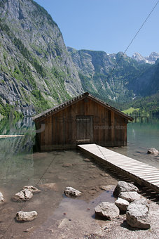 Boathouse at Obersee