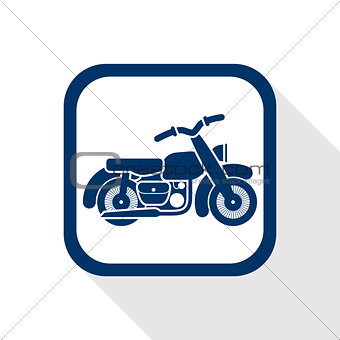 motorcycle flat icon