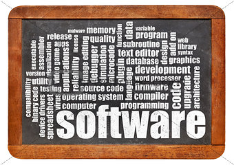 software word cloud