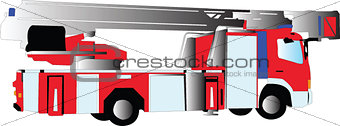 fire truck - vector