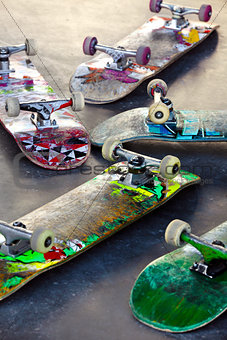 Old Skateboards
