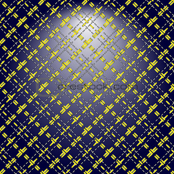 Yellow grid on a lighting background