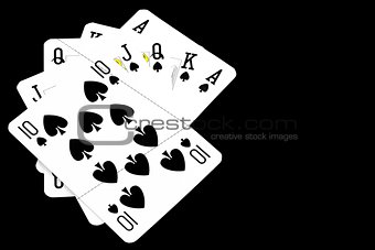 Playing cards isolated
