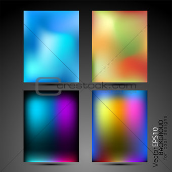 High tech abstract backgrounds collection