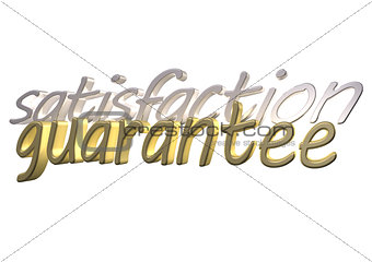 inscription Satisfaction guarantee