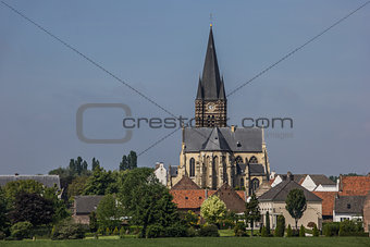 They abbey of village Thorn in Limburg