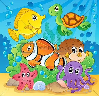 Coral fish theme image 2