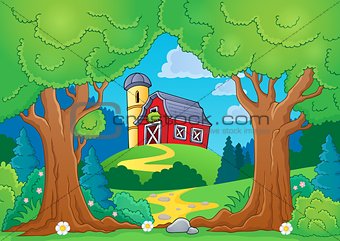 Tree theme with farm 2