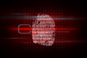Digital security finger print scan