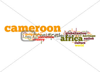 Cameroon word cloud