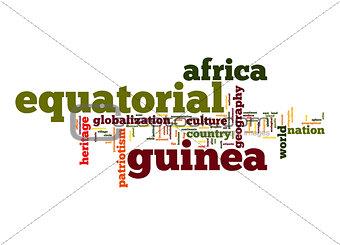 Equatorial Guinea word cloud