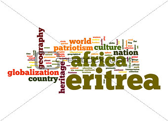 Eritrea word cloud