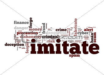 Imitate word cloud