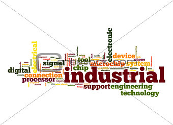 Industrial word cloud