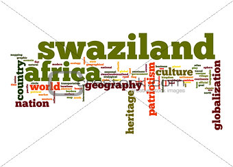 Swaziland word cloud