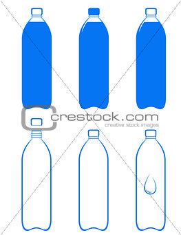set of water bottle