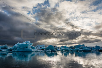 Iceberg lake, Jokulsarlon.