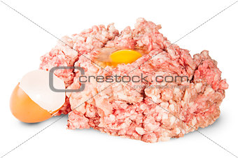 Raw Ground Beef With Egg