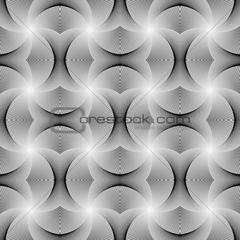 Design seamless stripy whirl pattern