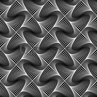Design seamless wave geometric pattern