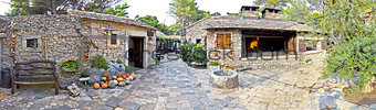 Traditional stone village in Dalmatia