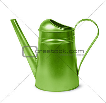 Green watering can