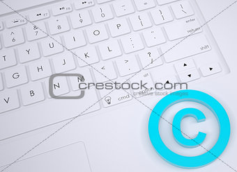 Copyrighting symbol on the keyboard