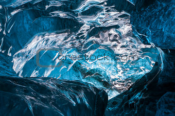Inside the glacier