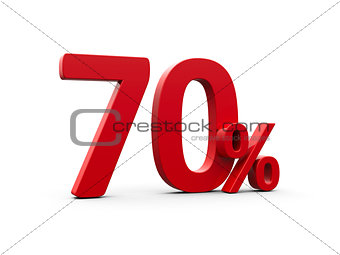 Red seventy percent